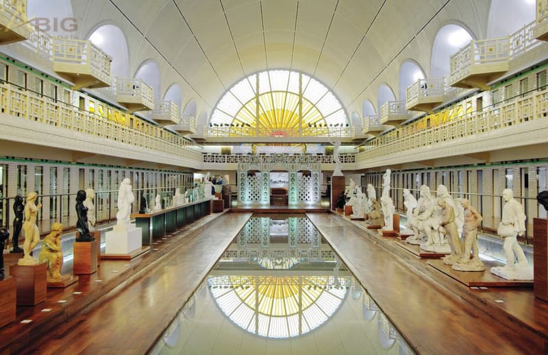 kiến trúc art deco - địa danh la piscine roubaix tại Pháp