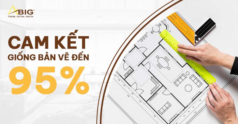 chuẩn theo bản vẽ lên đến 95%