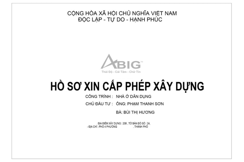 ho tro khach hang xin giay phep thi cong day du