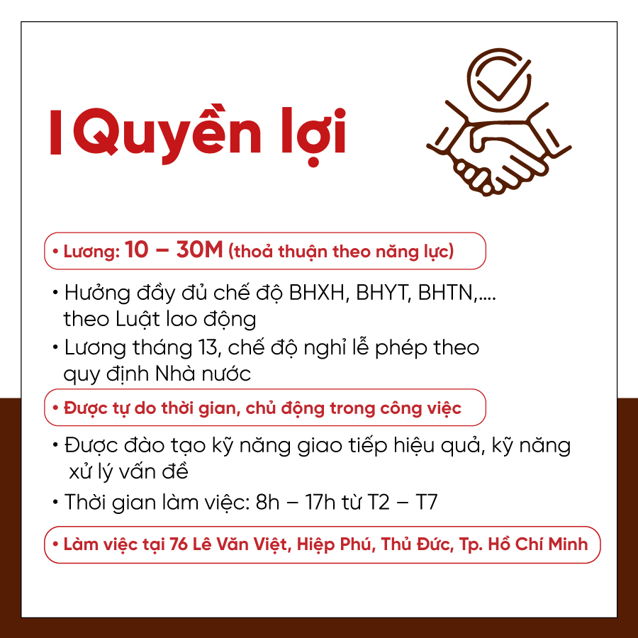 quyền lợi của nhân viên thiết kế nội thất