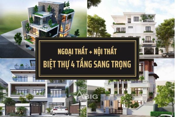 biệt thự 4 tầng