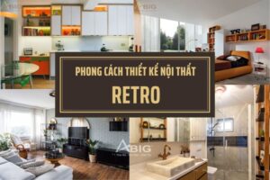 phong cách nội thất retro