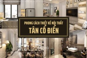 phong cách thiết kế nội thất tân cổ điển