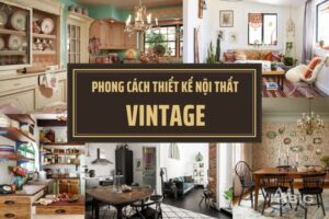 phong cách nội thất vintage