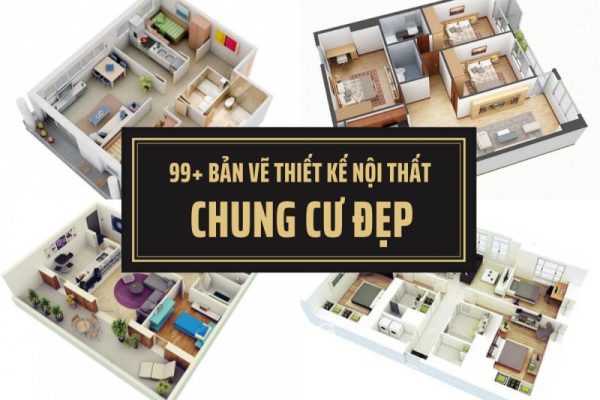 bản vẽ thiết kế nội thất chung cư