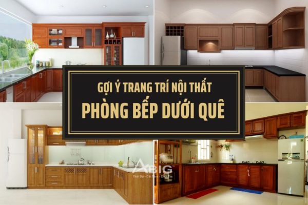 thiết kế nhà bếp ở nông thôn