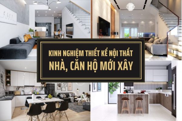 thiết kế nội thất nhà mới xây