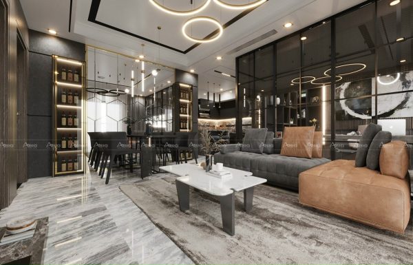 Thiết kế thi công nội thất căn hộ chung cư Vinhomes Grand Park phong cách Luxury