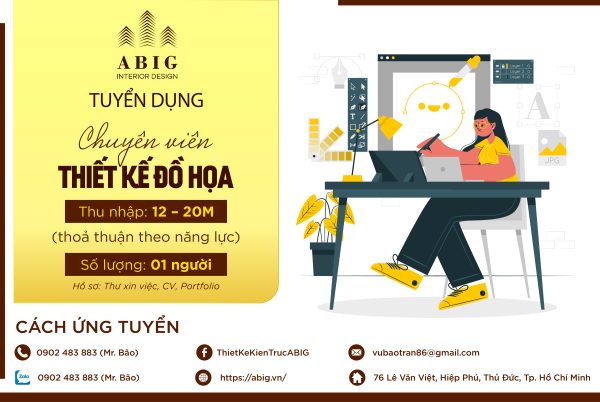 tuyển dụng thiết kế đồ họa tháng 09.2022