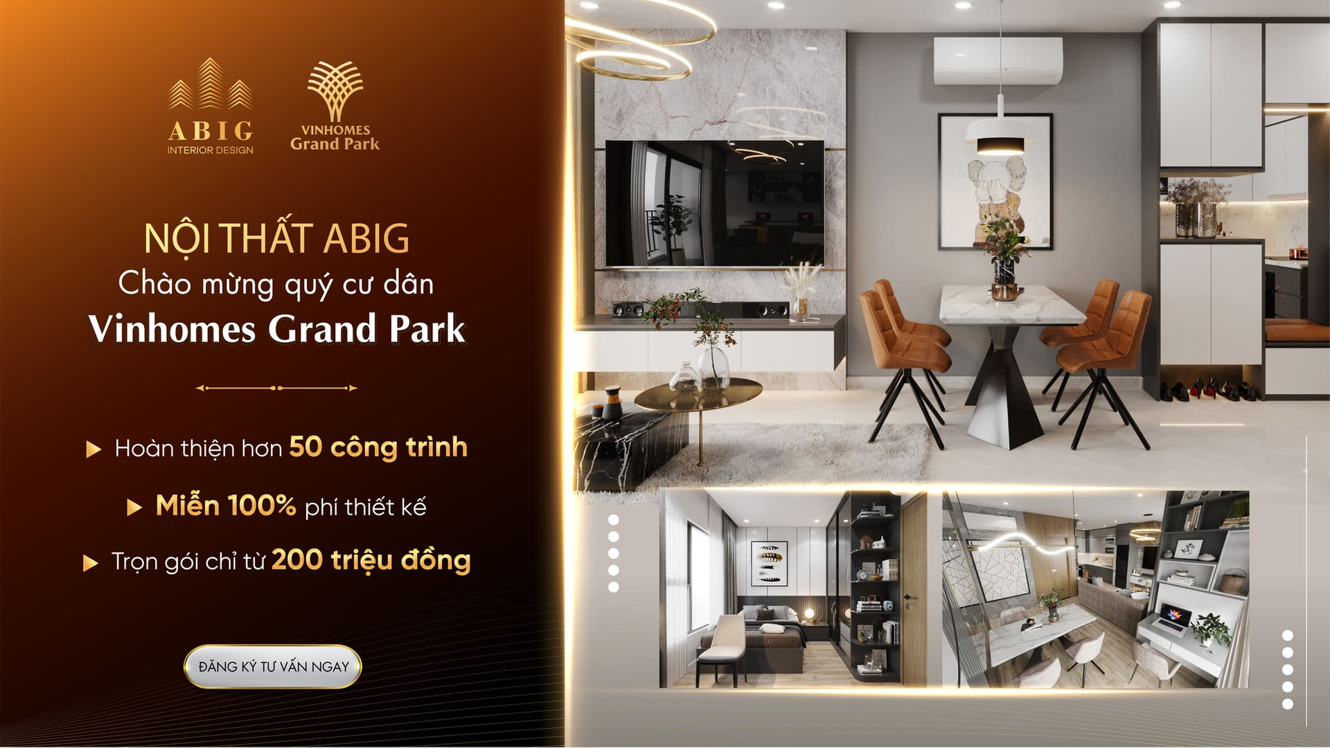 thiết kế nội thất vinhomes grand park