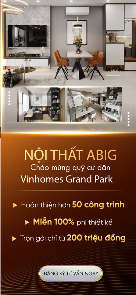 Thiết kế nội thất chung cư Vinhomes Grand Park