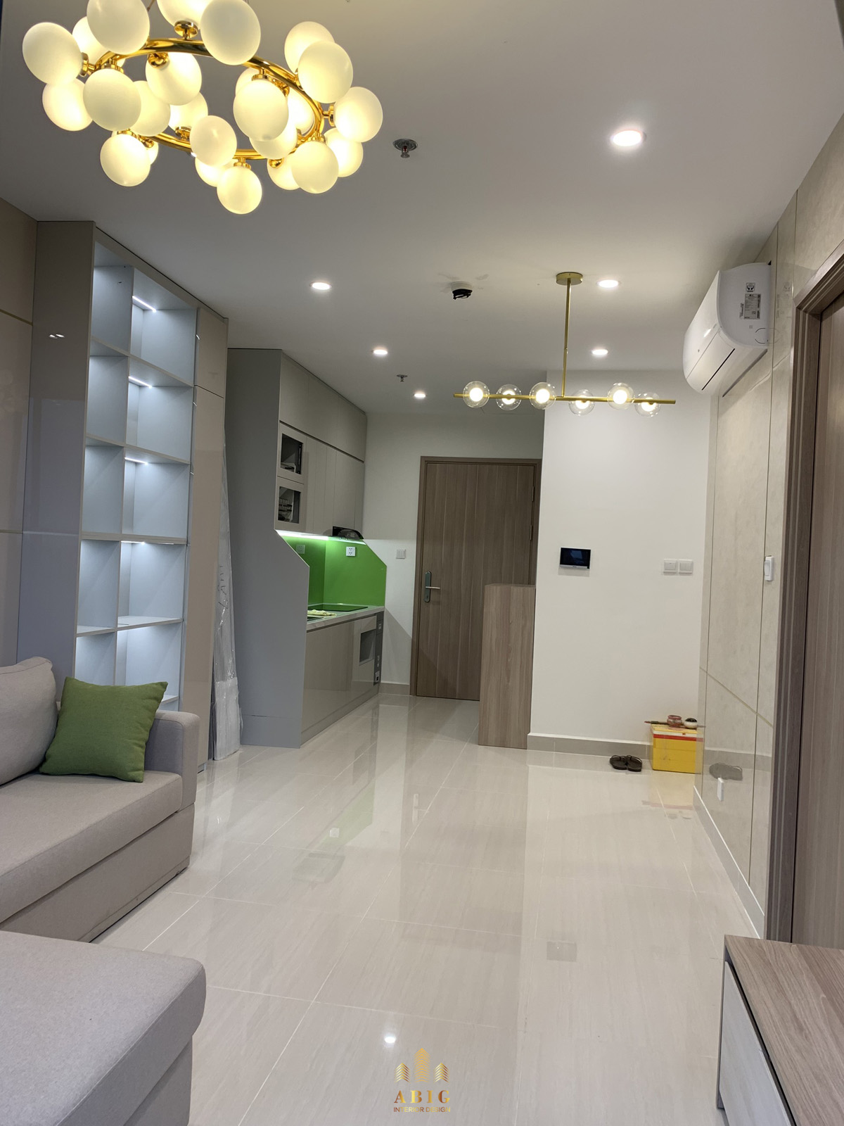 Thi công nội thất căn hộ chung cư Vinhomes Grand Park s1005 54 m2 chị Hà