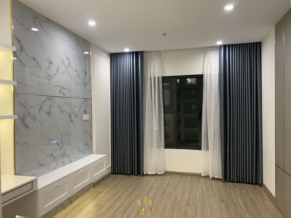 Thi công nội thất gỗ công nghiệp căn hộ Vinhomes Grand Park S803