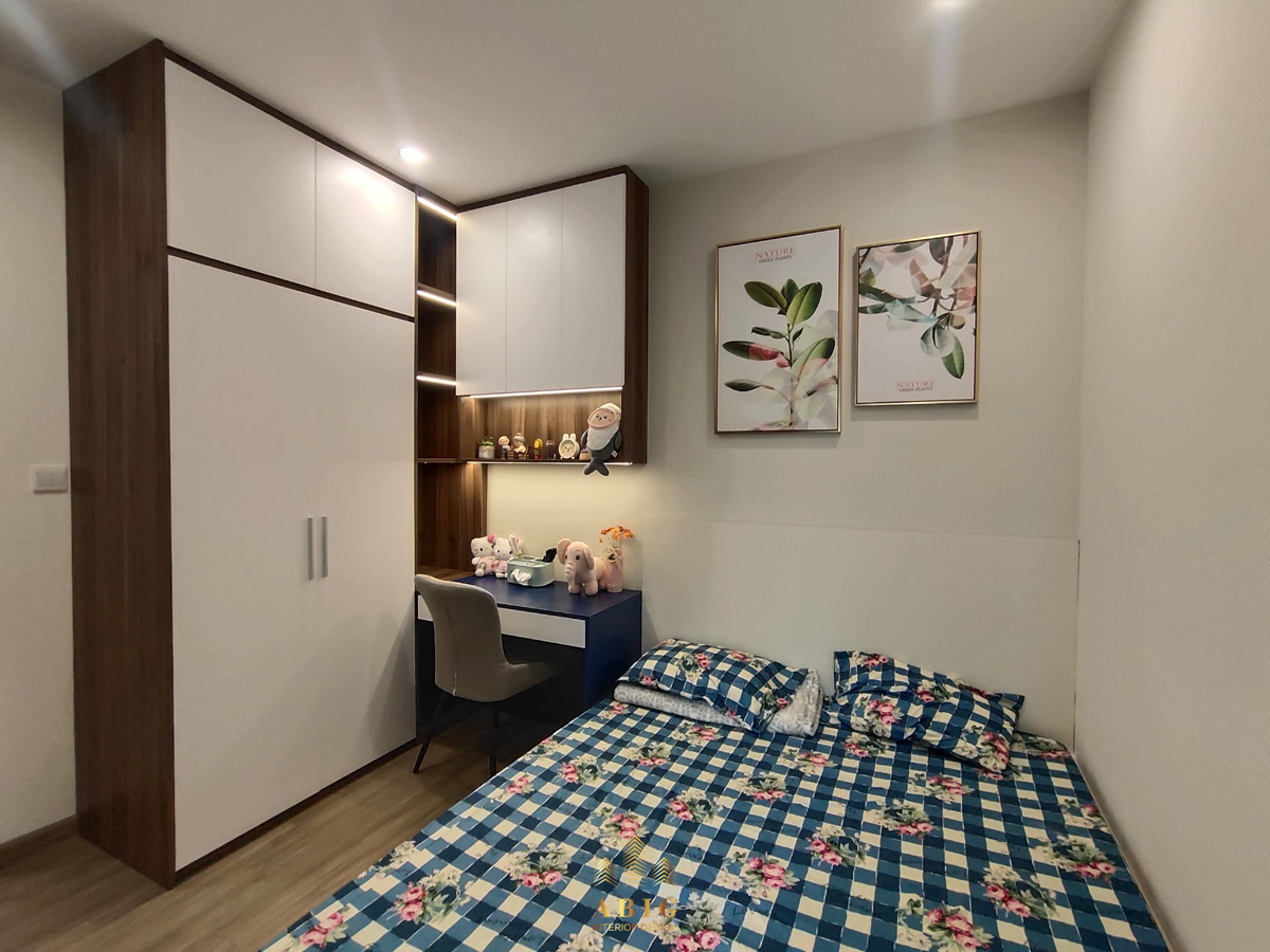 thi công nội thất căn hộ chung cư vinhomes grand park 59m2 chị lụa