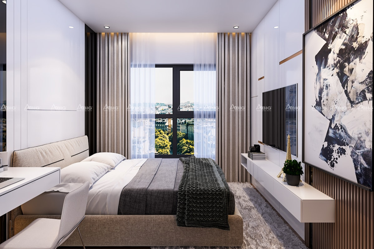 thiết kế nội thất chung cư vinhomes grand park 70m2