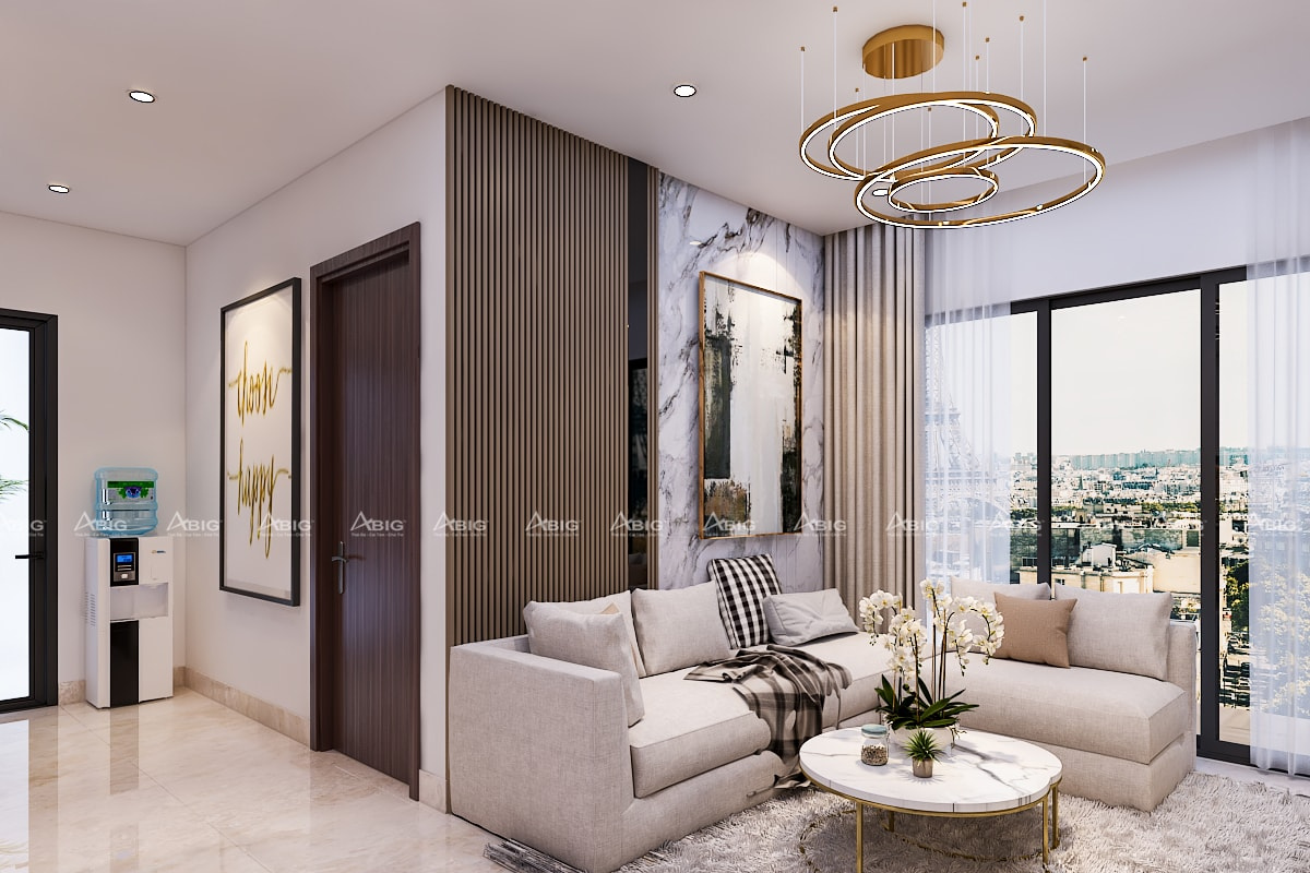 thiết kế nội thất chung cư vinhomes grand park 70m2