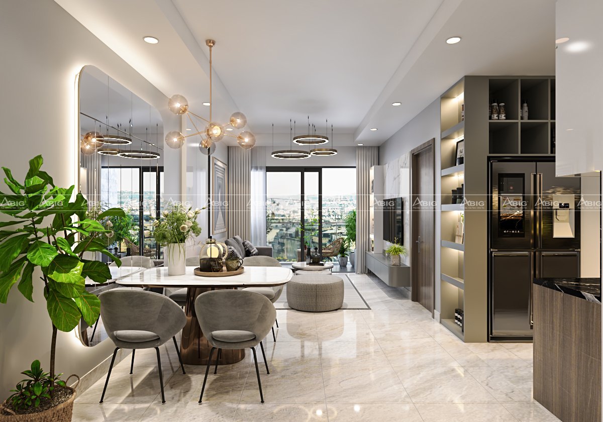 thiết kế nội thất chung cư 65m2